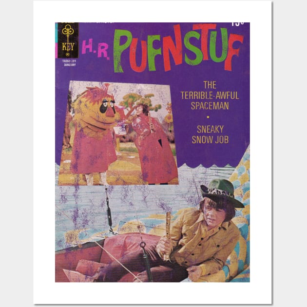 H R Pufnstuf Comic Book Cover Wall Art by offsetvinylfilm